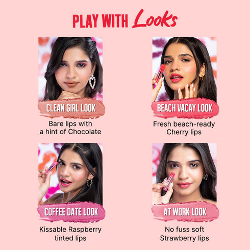 Nykaa Serial Kisser Moisturising Tinted Lip Balm With Shea Butter & Vitamin E